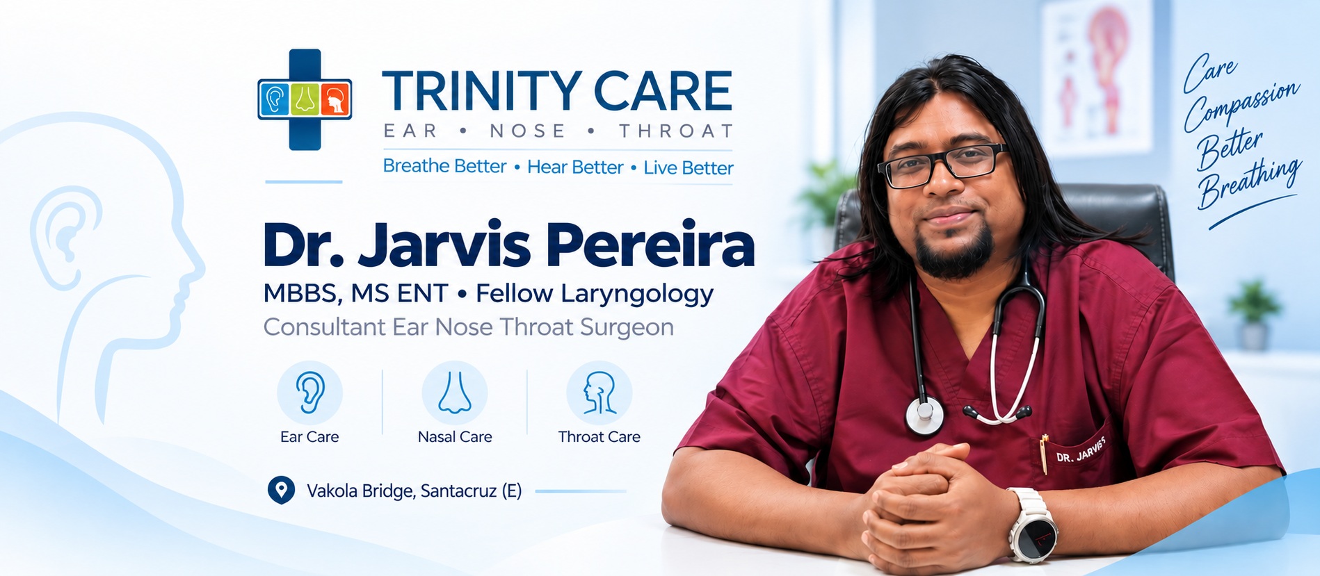 Dr. Jarvis Pereira — ENT & Laryngology Specialist